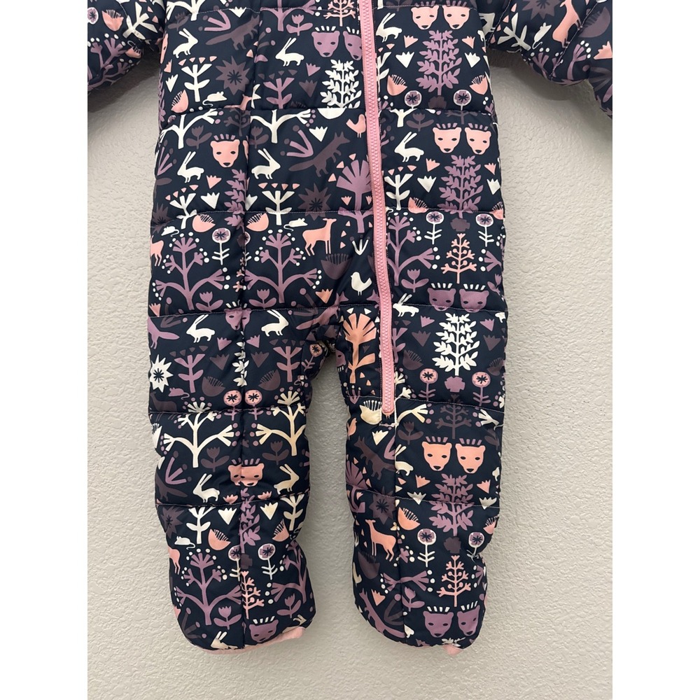 Columbia Fleece Lined Bunting Snow Winter Suit Pink Size 18-24 Months - Picture 3 of 12